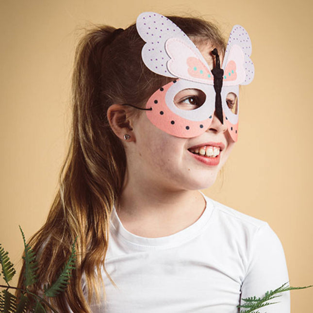 Maschera in feltro Farfalla