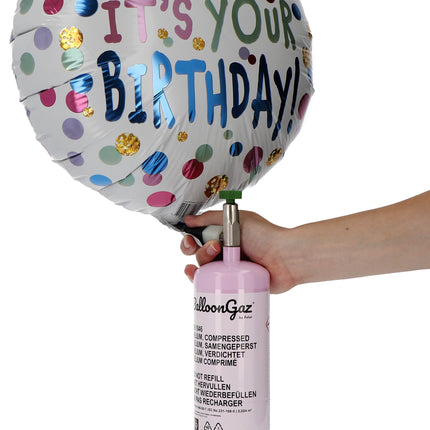 Bombola di elio per palloncino foil da 45 cm