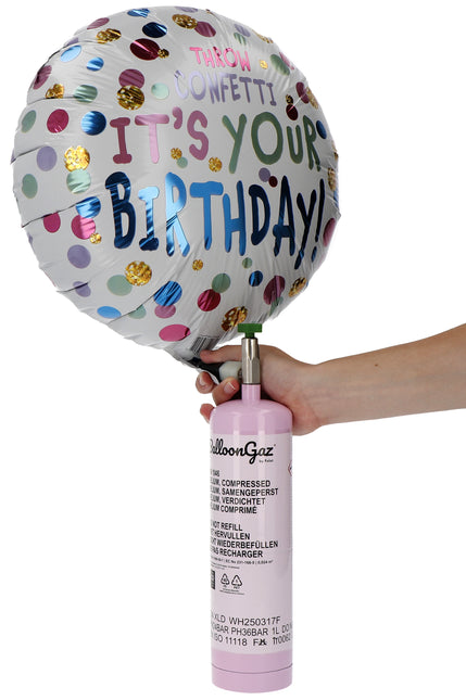Bombola di elio per palloncino foil da 45 cm
