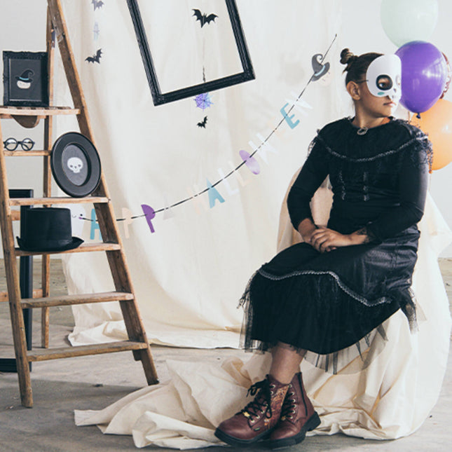 Maschera Happy Halloween Scheletro