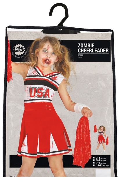 Ragazza con tuta da cheerleader