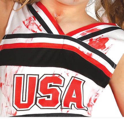 Ragazza con tuta da cheerleader