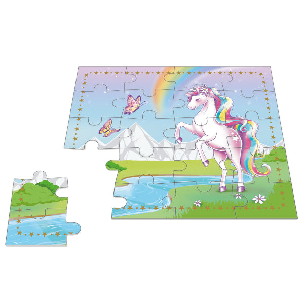 Puzzle Unicorno 16 pezzi