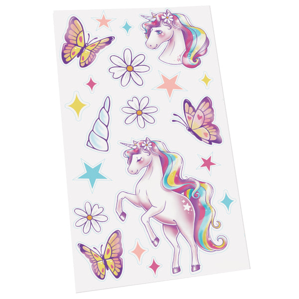Tatuaggi finti unicorno 4 pezzi