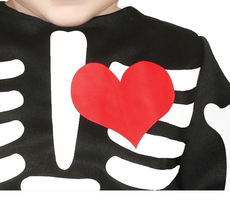 Costume di Halloween da scheletro per bambino
