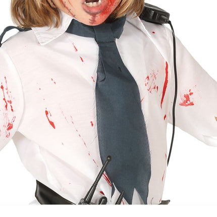 Costume da zombie della polizia per ragazzo