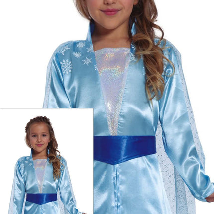 Abito da principessa dei ghiacci Elsa Bambino Blu