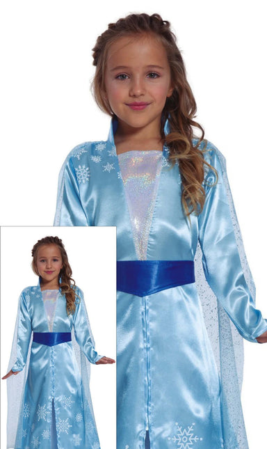 Abito da principessa dei ghiacci Elsa Bambino Blu