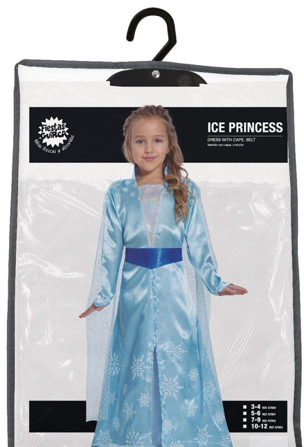 Abito da principessa dei ghiacci Elsa Bambino Blu