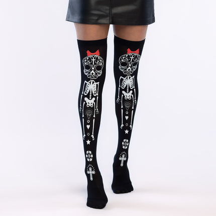 Calze Dia De Los Muertos Scheletro
