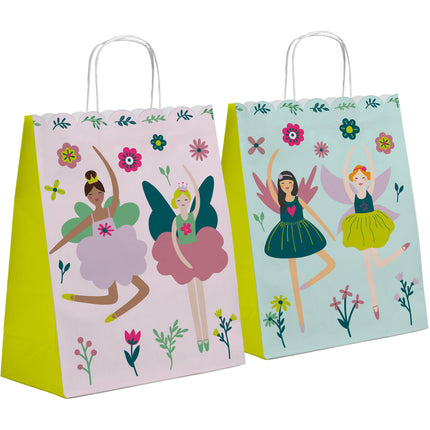 Sacchetto regalo Ballerina di carta 27cm 6pz