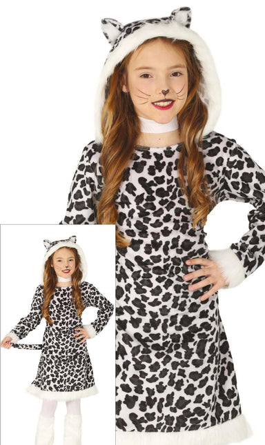 Vestito leopardo bambino