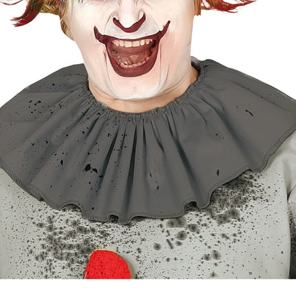 Costume da Clown Halloween Uomo Grigio