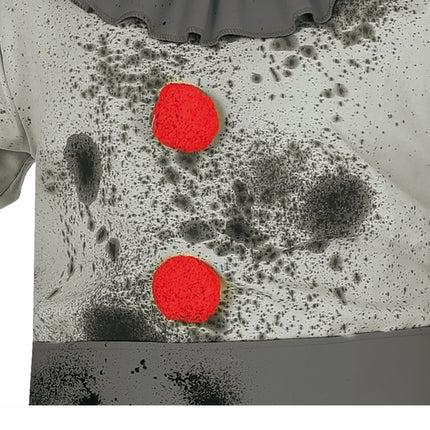Costume da Clown Halloween Uomo Grigio