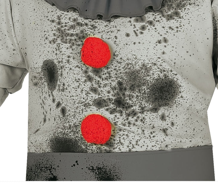 Costume da Clown Halloween Uomo Grigio