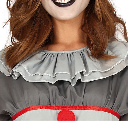 Costume da clown assassino per Halloween da donna