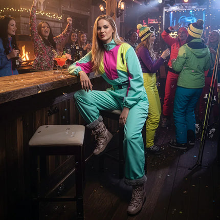 Tuta da sci da donna verde menta Uv Blacklight