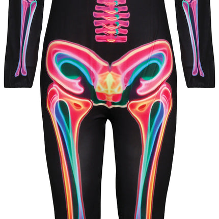 Halloween Kostuum Dames Neon Skelet