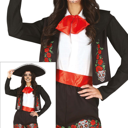 Costume Dia De Los Muertos Donna Cantante