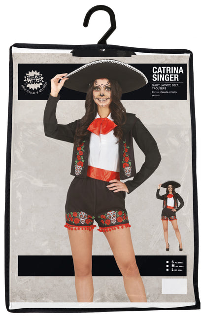 Costume Dia De Los Muertos Donna Cantante