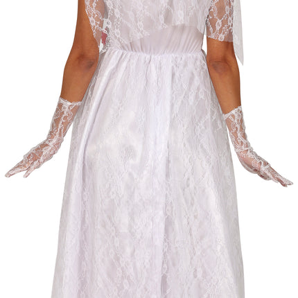 Abito Dia De Los Muertos Bianco Donna Sposa