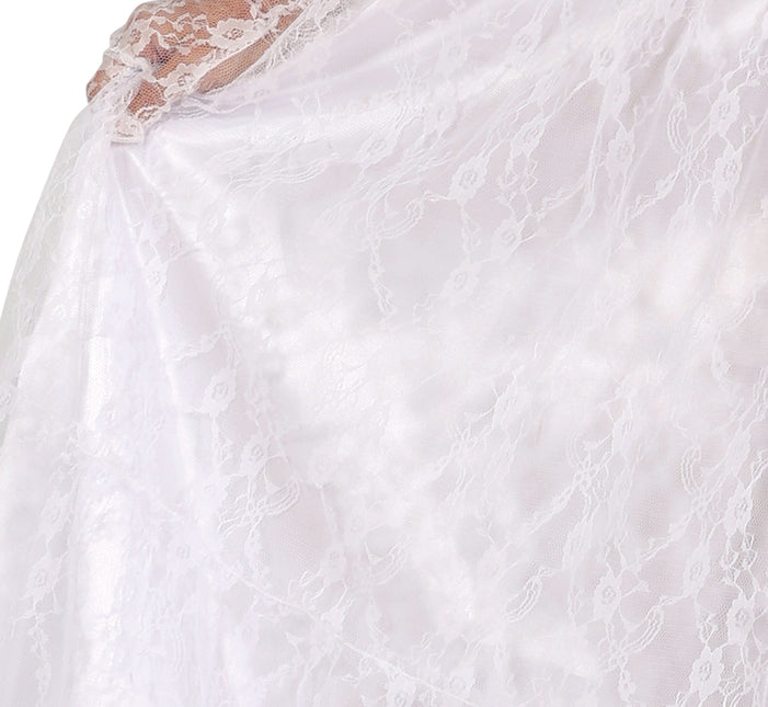 Abito Dia De Los Muertos Bianco Donna Sposa