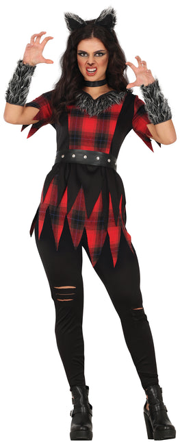 Costume di Halloween da donna lupo mannaro