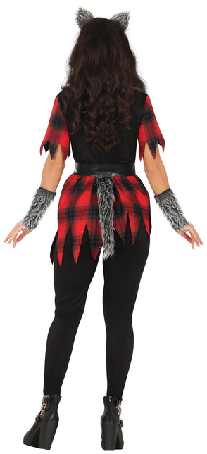 Costume di Halloween da donna lupo mannaro