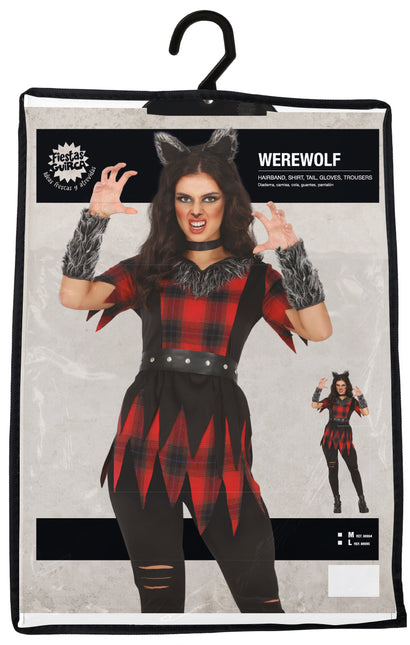 Costume di Halloween da donna lupo mannaro