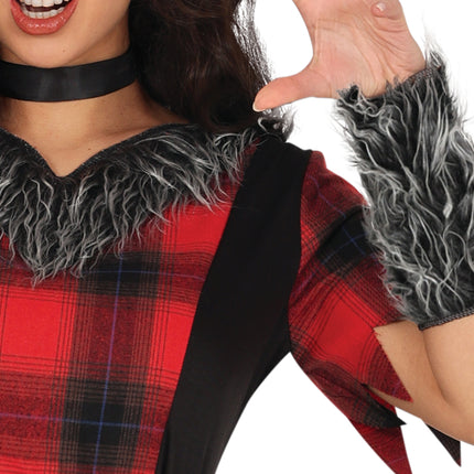Costume di Halloween da donna lupo mannaro