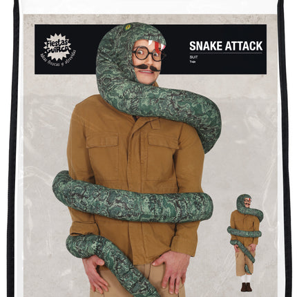 Costume di Halloween Attacco del serpente