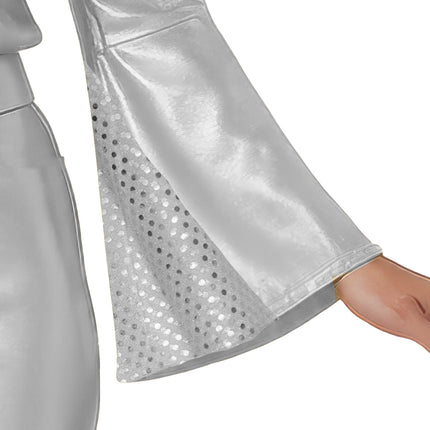 Tuta da discoteca Argento Donna 3 pezzi