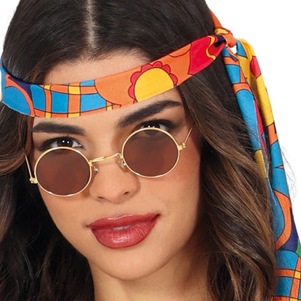 Costume floreale da donna Hippie 60S 3 pezzi