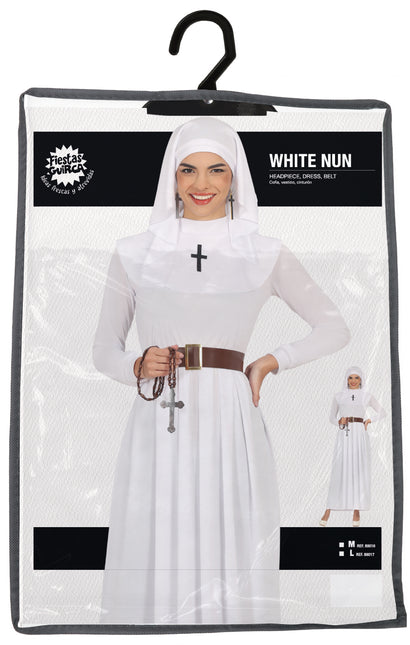 Costume da suora donna bianco