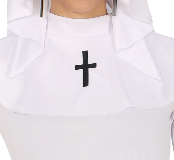 Costume da suora donna bianco