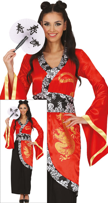 Costume cinese da donna 2 pezzi