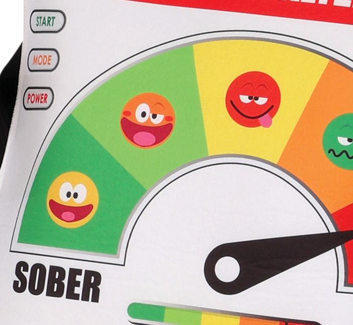 Tuta della polizia con etilometro