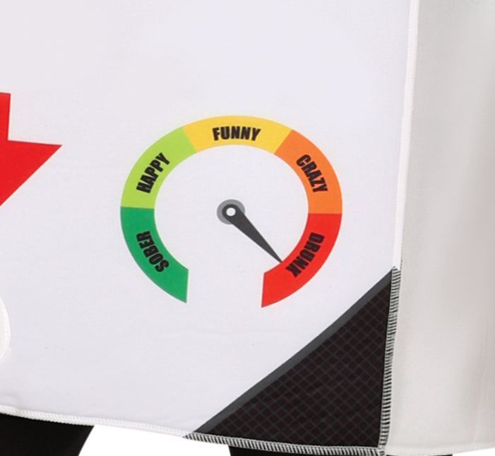 Tuta della polizia con etilometro