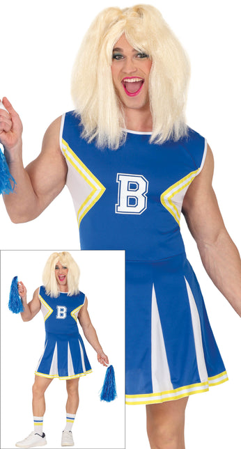 Tuta da Cheerleader Uomo Blu