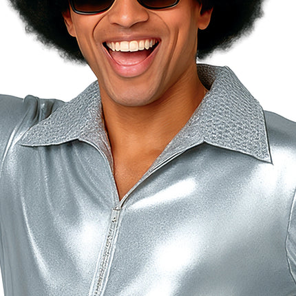 Tuta Disco Suit Argento Uomo