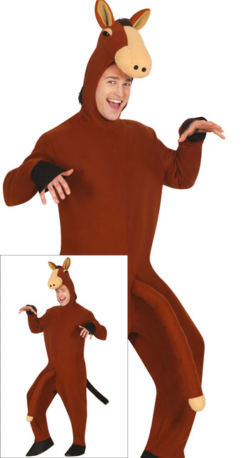 Abito da cavallo marrone