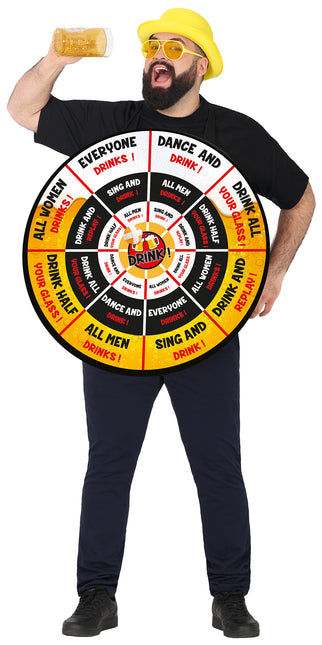 Costume da gioco da bere per uomo
