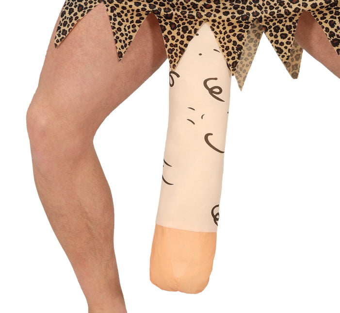 Costume da cavernicolo con pene