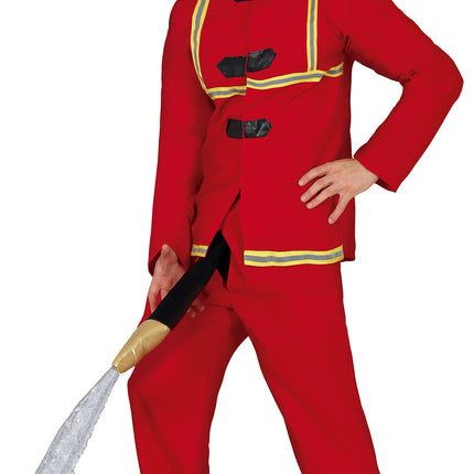 Costume da pompiere 4 pezzi