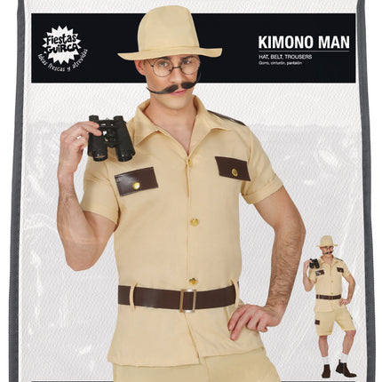 Costume Giungla Uomo 3 pezzi