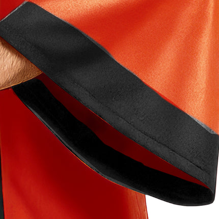 Kimono rosso nero da uomo 3 pezzi