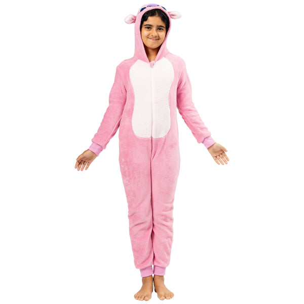 Punto Onesie Rosa Ragazza Angelo
