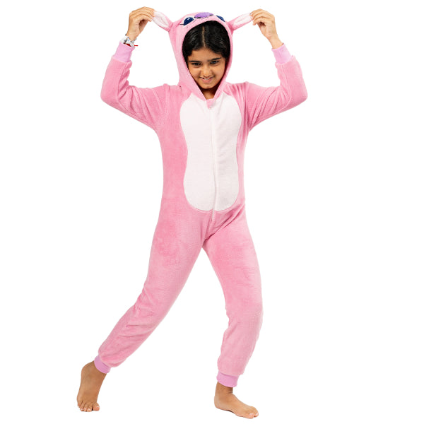 Punto Onesie Rosa Ragazza Angelo