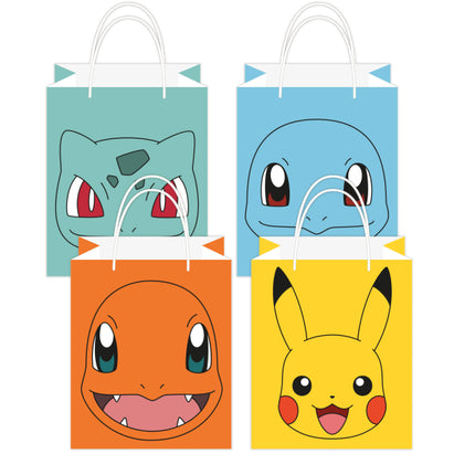 Sacchetto regalo Pokemon colorato 21 cm 8 pezzi