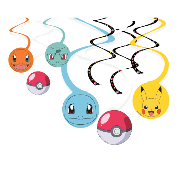 Set di decorazioni Pokemon 60cm 6 pezzi